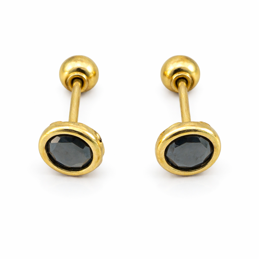 Cadena de oro 10K de 3mm de ancho de la marca Joyería ROMA, con acabado brillante y diseño elegante.