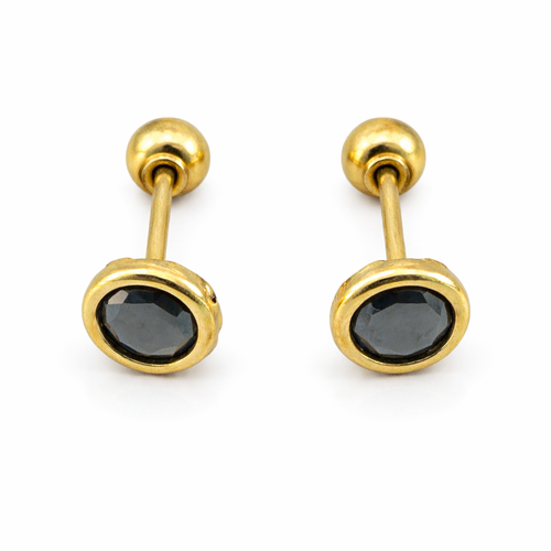 Cadena de oro 10K de 3mm de ancho de la marca Joyería ROMA, con acabado brillante y diseño elegante.