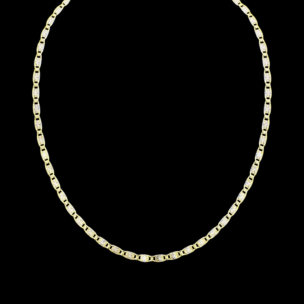 Cadena Gucci Bicolor Estrella 2 mm 10K