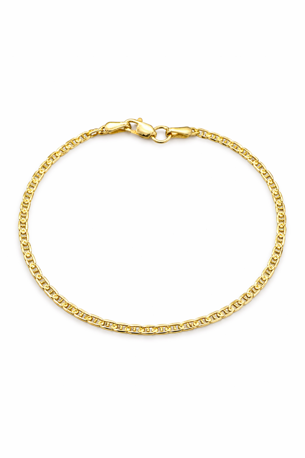 Pulsera Gucci Marinera en oro de 14 quilates, diseño elegante y detallado, joyería Roma