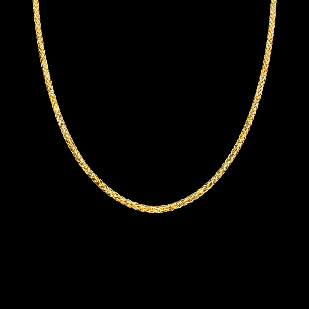 Cadena Toreto 2mm 10K