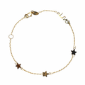 Pulsera Love & Estrellas en oro 10K de joyería ROMA, con diseño de estrellas y detalles elegantes.