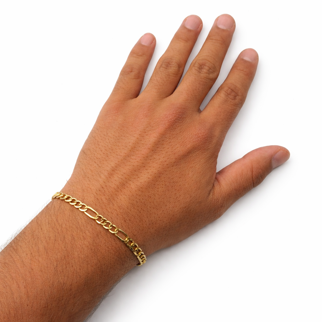 Pulsera Cartier clásica de oro 14K con diseño elegante, brillante y fina, en acabado liso y pulido, de Joyería ROMA.