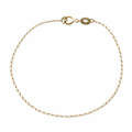 Cadena de pulso delgada en oro 10K de Joyería ROMA, con diseño elegante y brillante.