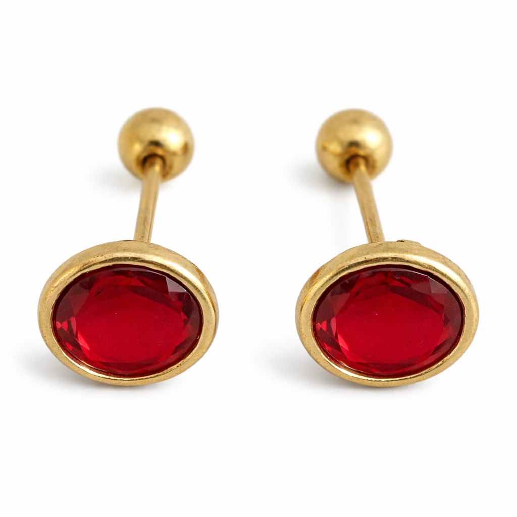 Cadena de oro de 6 mm de oro de 10 quilates de Joyería ROMA, muestra detalles de la cadena de bisel color y acabado brillante.