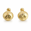 Hongo de oro de 8mm en oro de 10 quilates de Joyería ROMA, muestra el diseño y acabado brillante del anillo.
