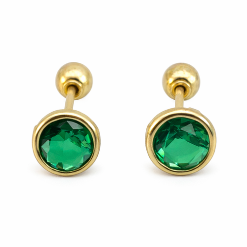 Cadena de oro 10K Bicel Color 4mm de Joyería ROMA, brillo y acabado en oro de alta calidad.