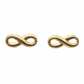 Broquel Infinito en oro 10K de Joyería ROMA, diseño elegante con símbolo de infinito en acabado brillante.