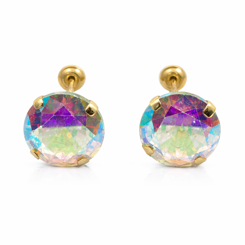 Cadena recta de 6mm en oro de 10K de Joyería ROMA, brillante y elegante, con acabado pulido y detalles detallados.