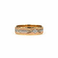Argolla Tapatía Florentina 5mm de Oro 10K