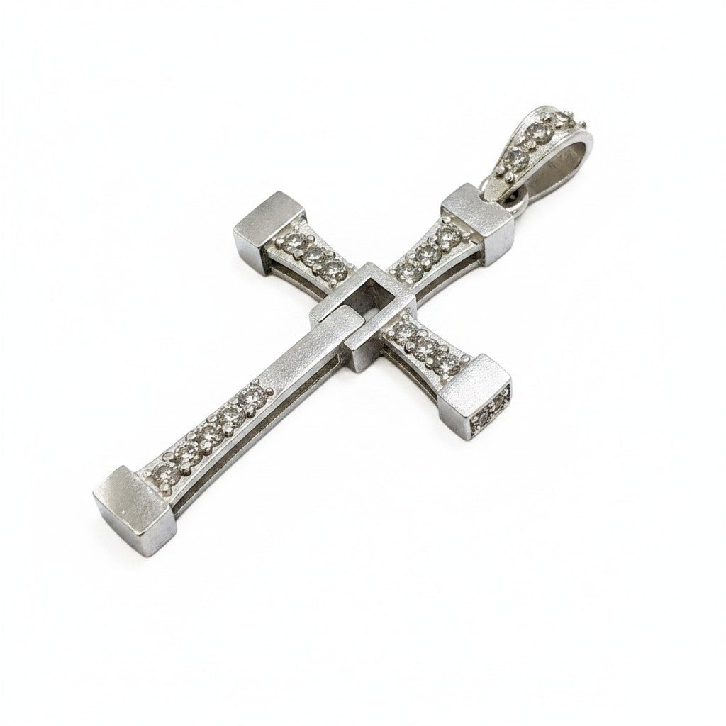 Cristo Tipo Toretto de Plata .925