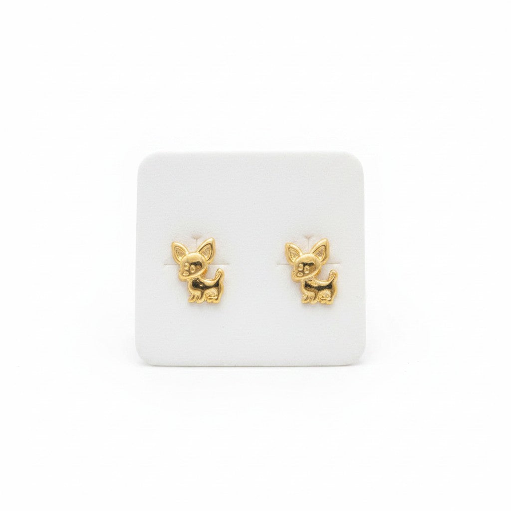 Broquel Gatito Oro 10K
