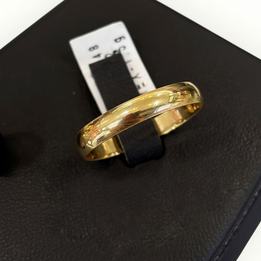 Argolla Lisa 4mm de Oro 10K