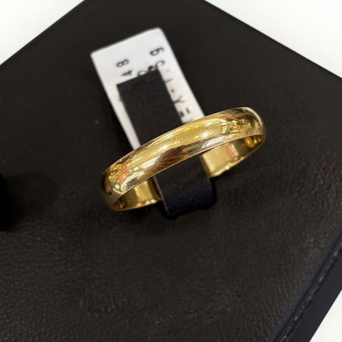 Argolla Lisa 4mm de Oro 10K