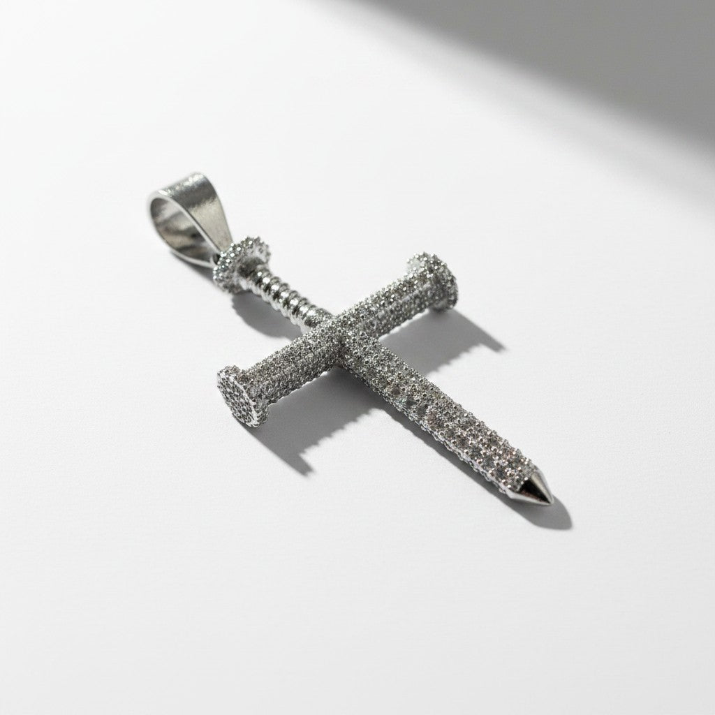 Cristo Clavo de Plata .925