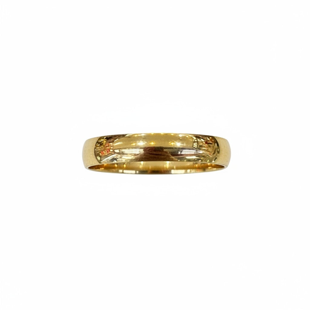Argolla Lisa 4mm de Oro 10K