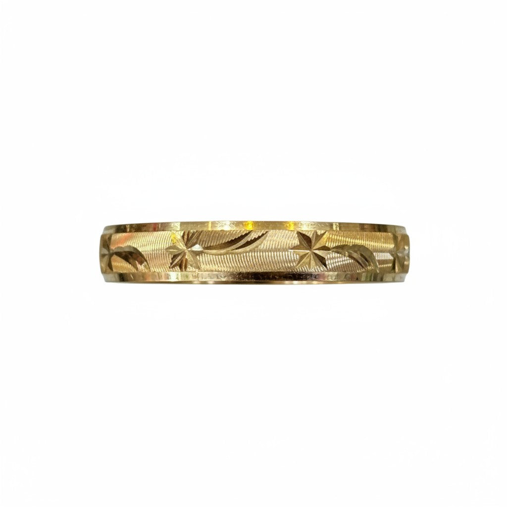 Argolla Cometa 4mm de Oro 10K