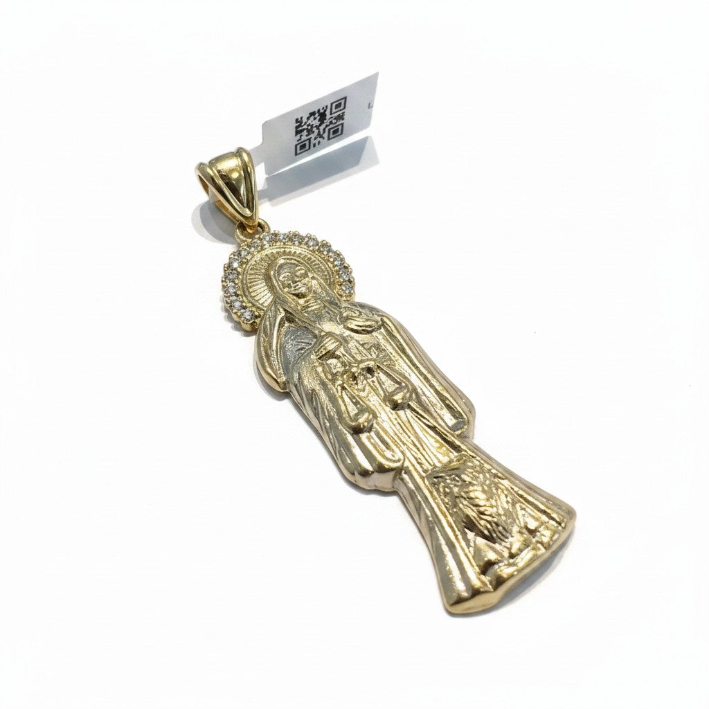 Dije Santa Muerte de Oro 10K