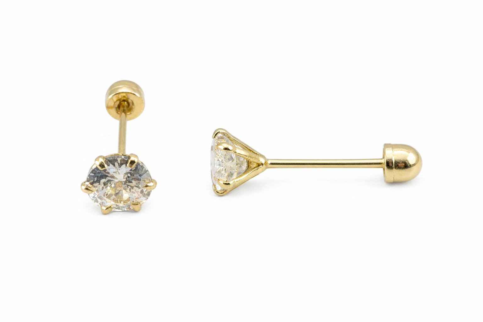 Cadena de oro 10K Recto de 5mm, joyería ROMA, muestra la cadena de oro amarillo con diseño recto y acabado brillante.