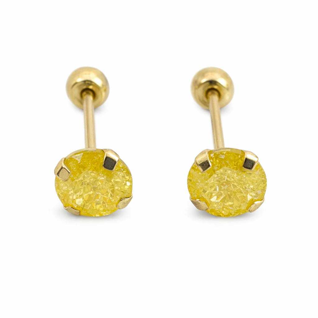 Cadena de oro 10K Recto Color 4mm de Joyería ROMA, con acabado brillante y diseño clásico en imagen.