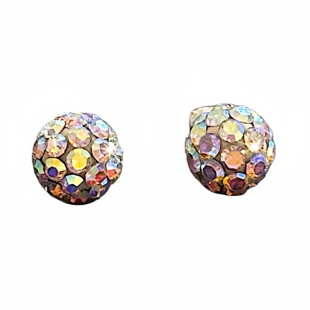 Broquel de pasta multicolor en plata .925 de Joyería ROMA, con acabado brillante y diseño colorido.