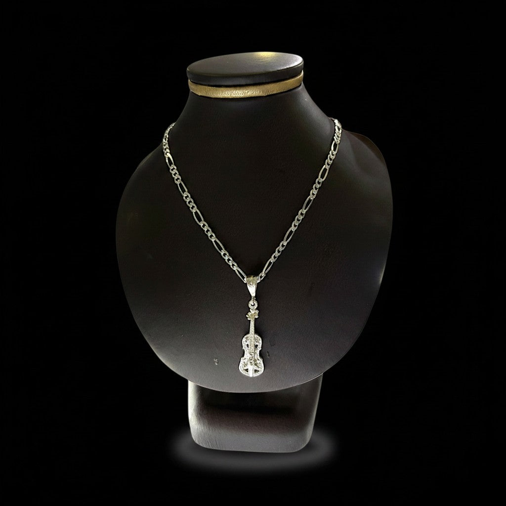Dije Violín en Plata .925