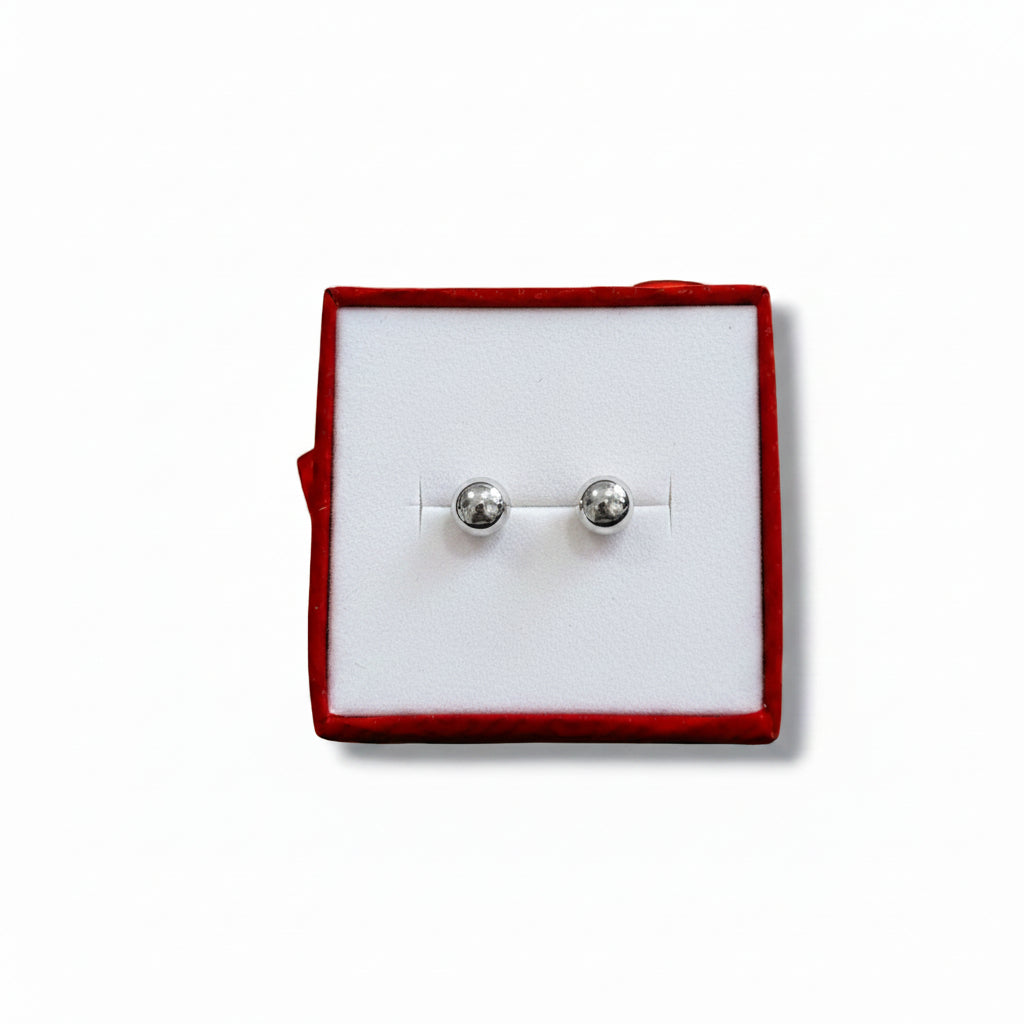 Broquel Bola de Plata .925
