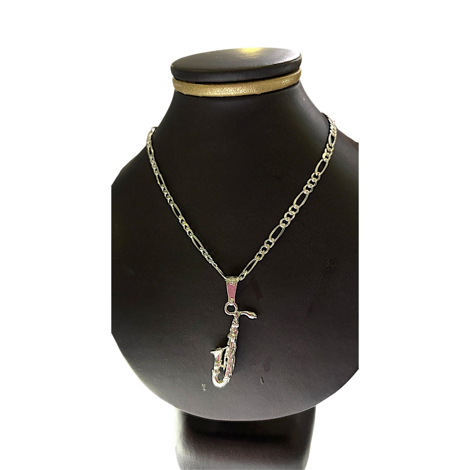 Dije Saxofón en Plata .925