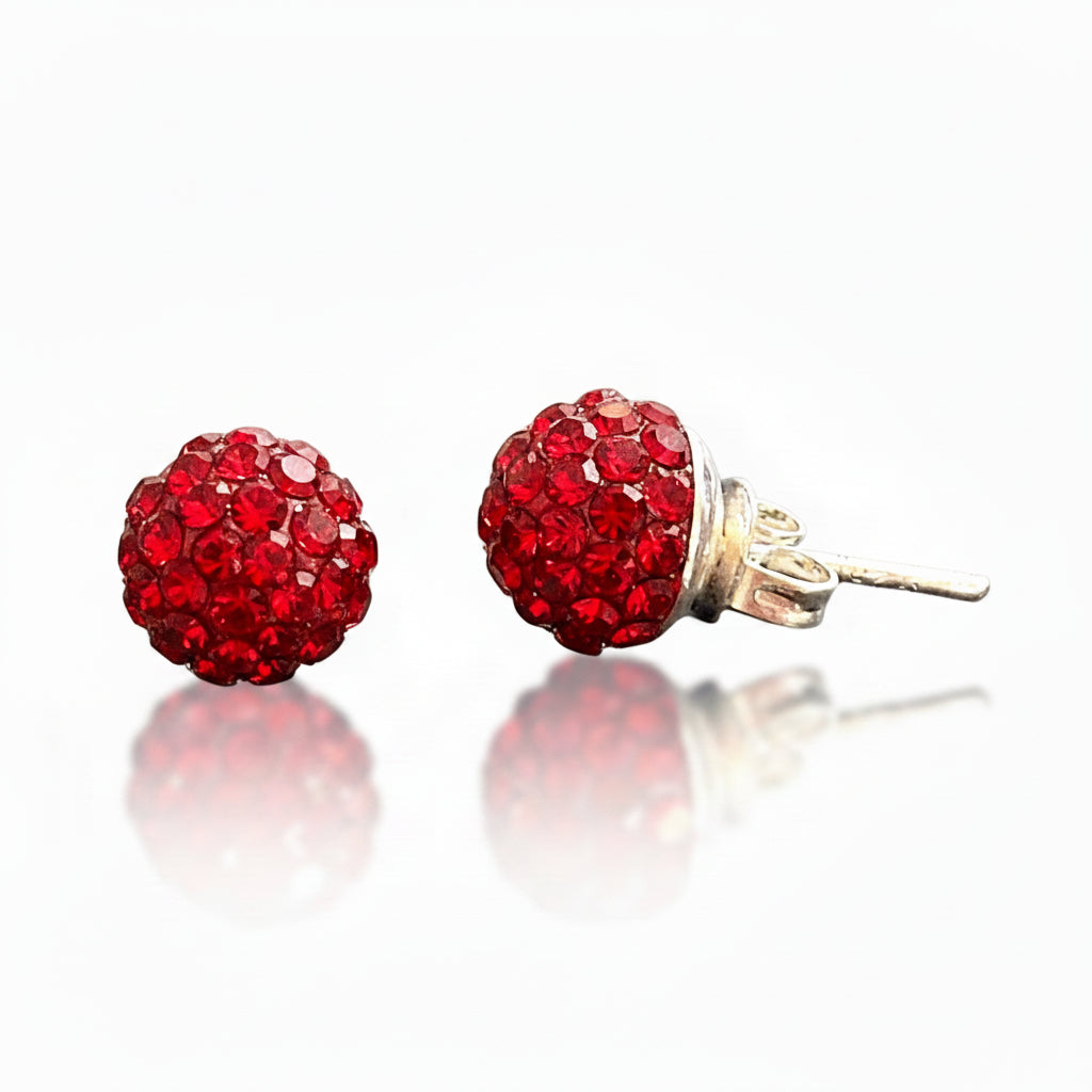 Broquel de pasta multicolor en plata .925 de Joyería ROMA, diseño elegante y colorido en acabado brillante.