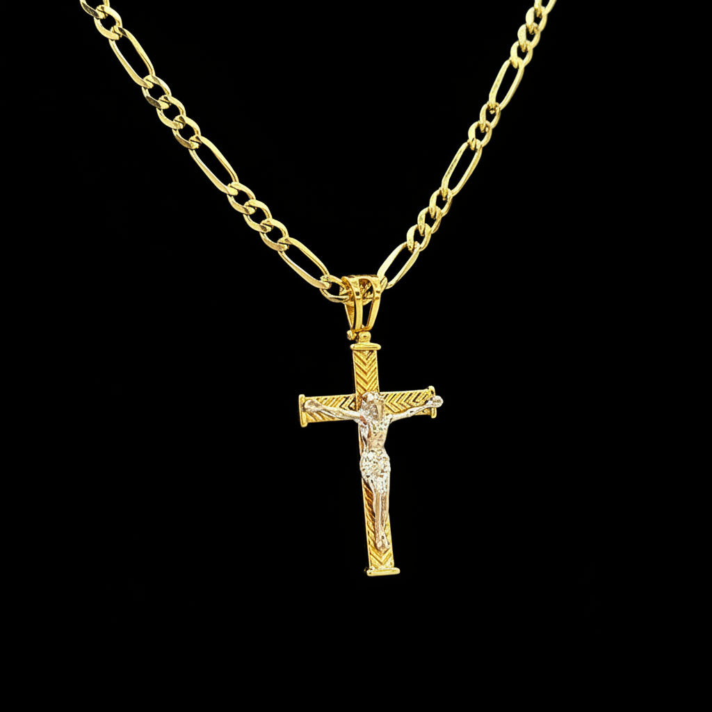 Dije Cristo Tallado Oro 10K