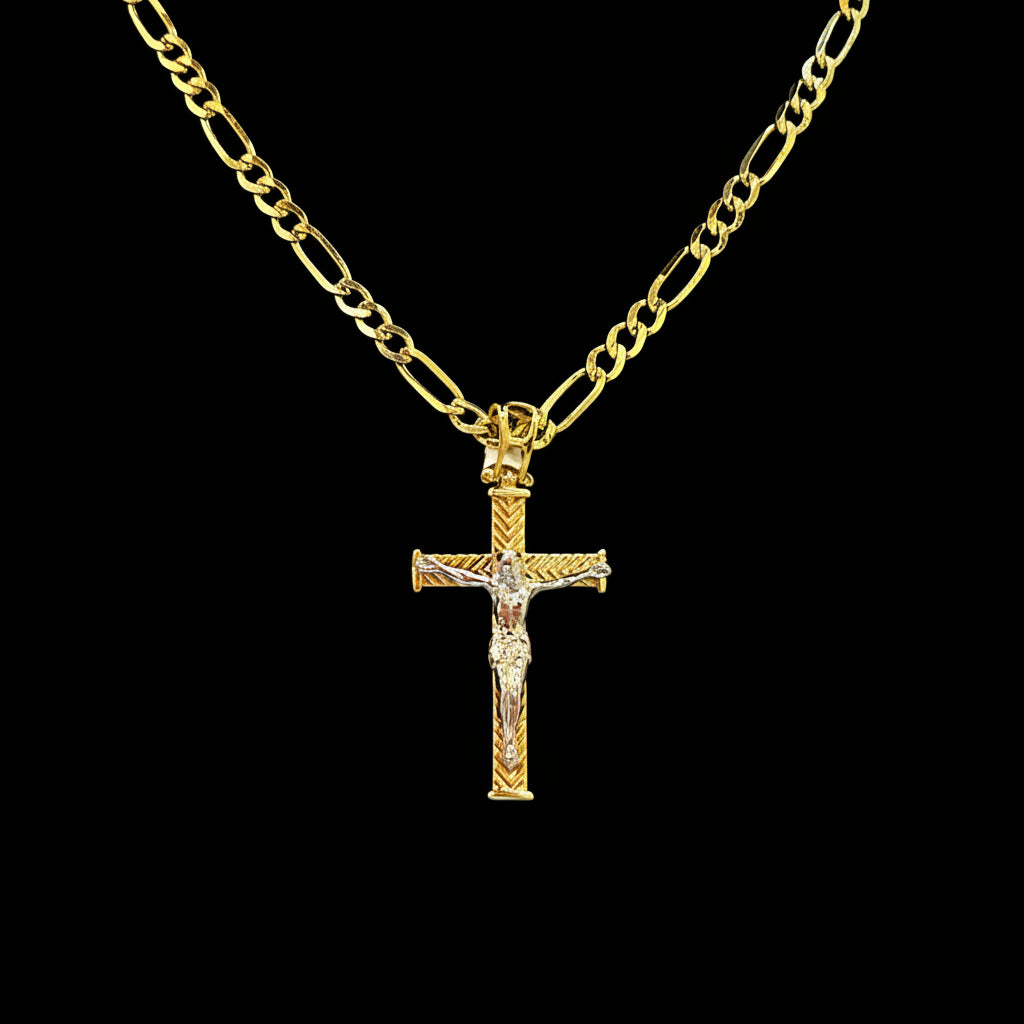 Dije Cristo Tallado Oro 10K
