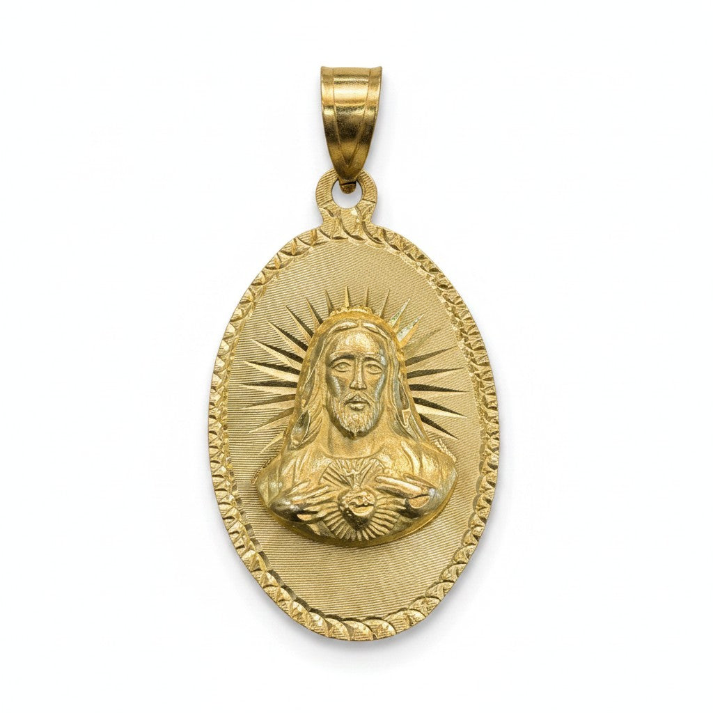 Medalla Sagrado Corazón de Jesús – Oro 10K