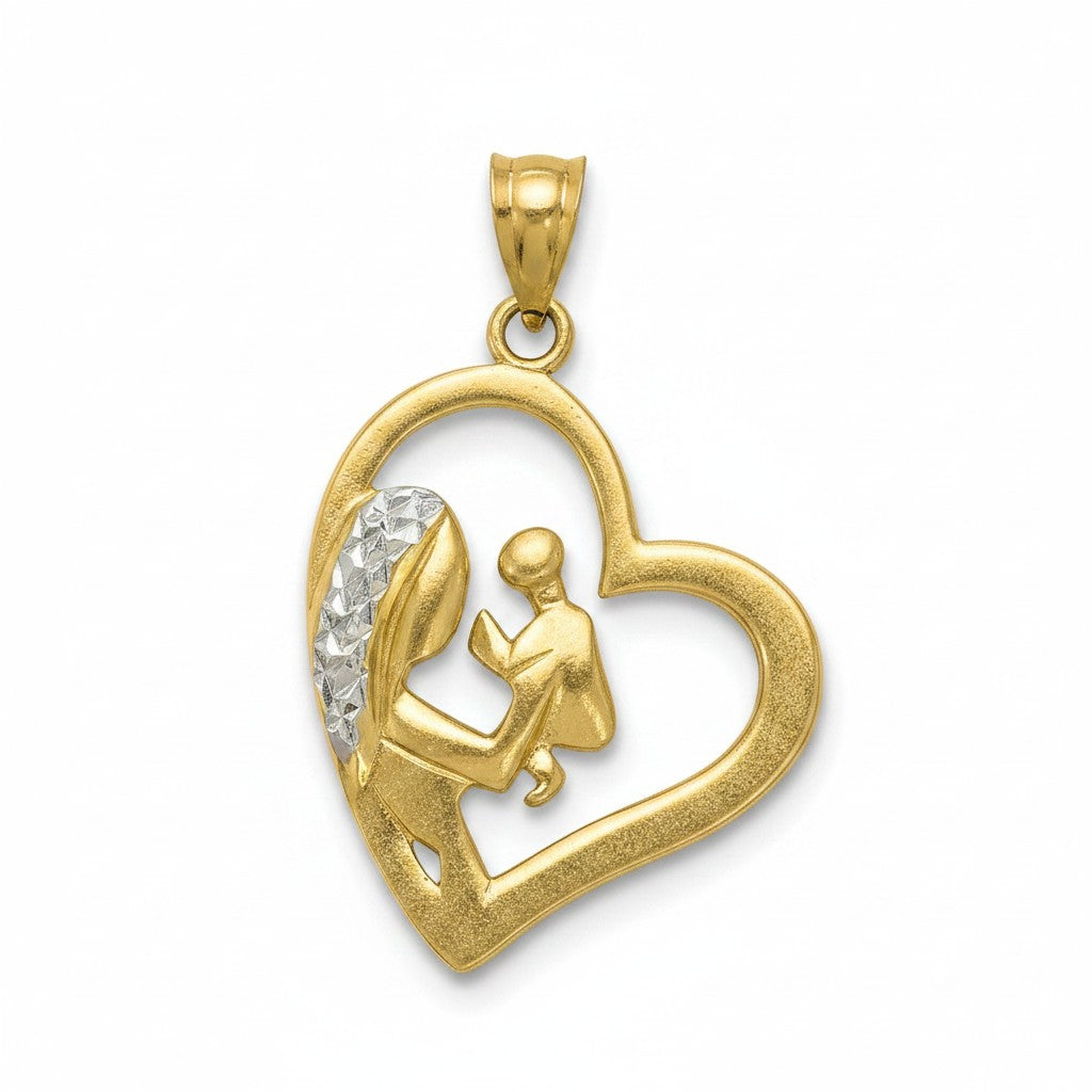 Dije Niño en Corazón – Oro 10K