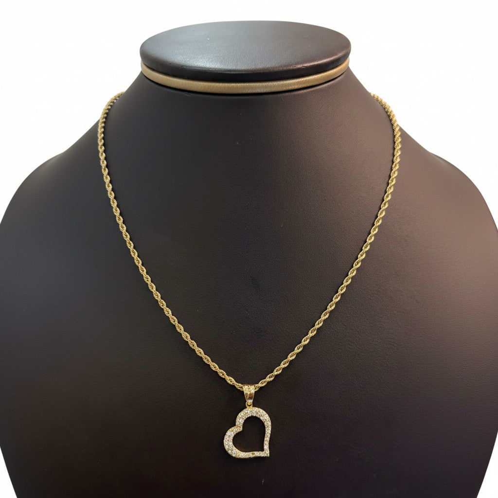 Dije Corazón  – Oro 10K