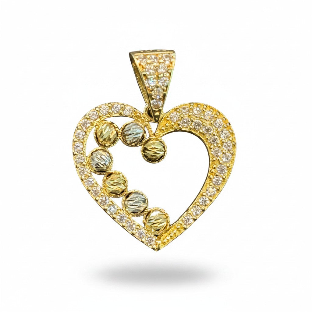 Dije Corazón Mamá – Oro 10K