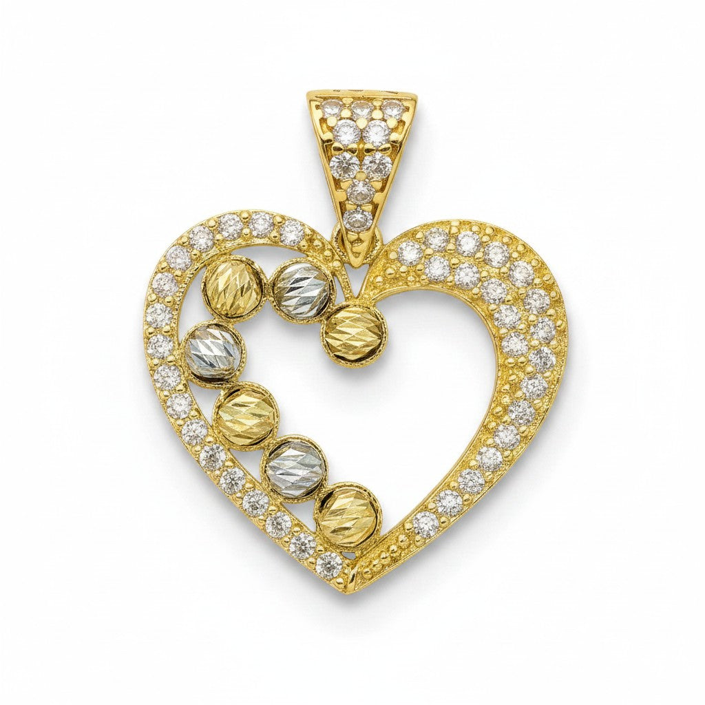 Dije Corazón Mamá – Oro 10K