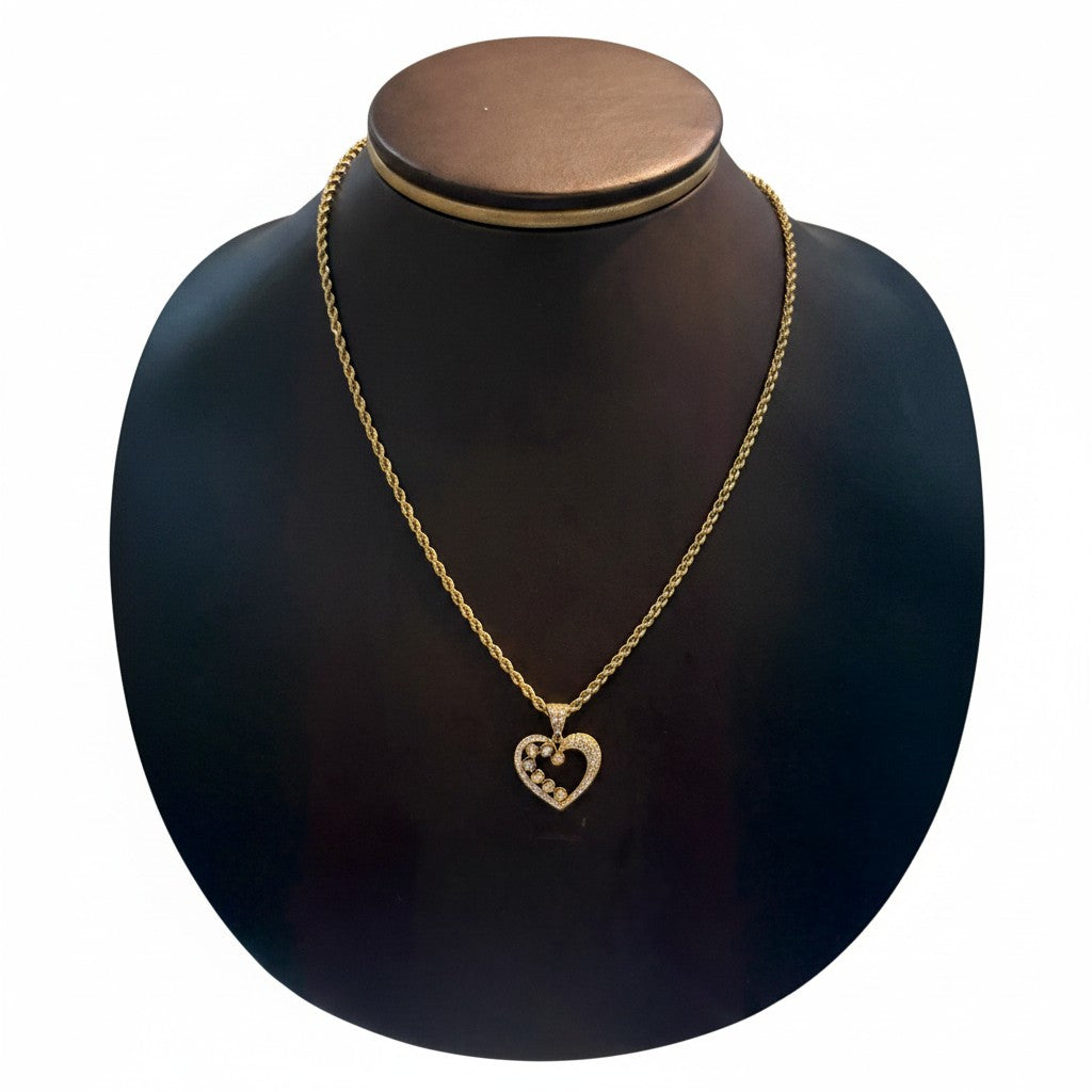 Dije Corazón Mamá – Oro 10K