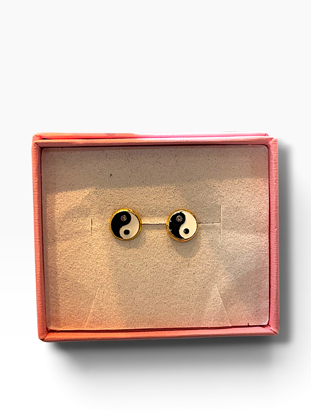 Broqueles Ying Yang Oro 10K