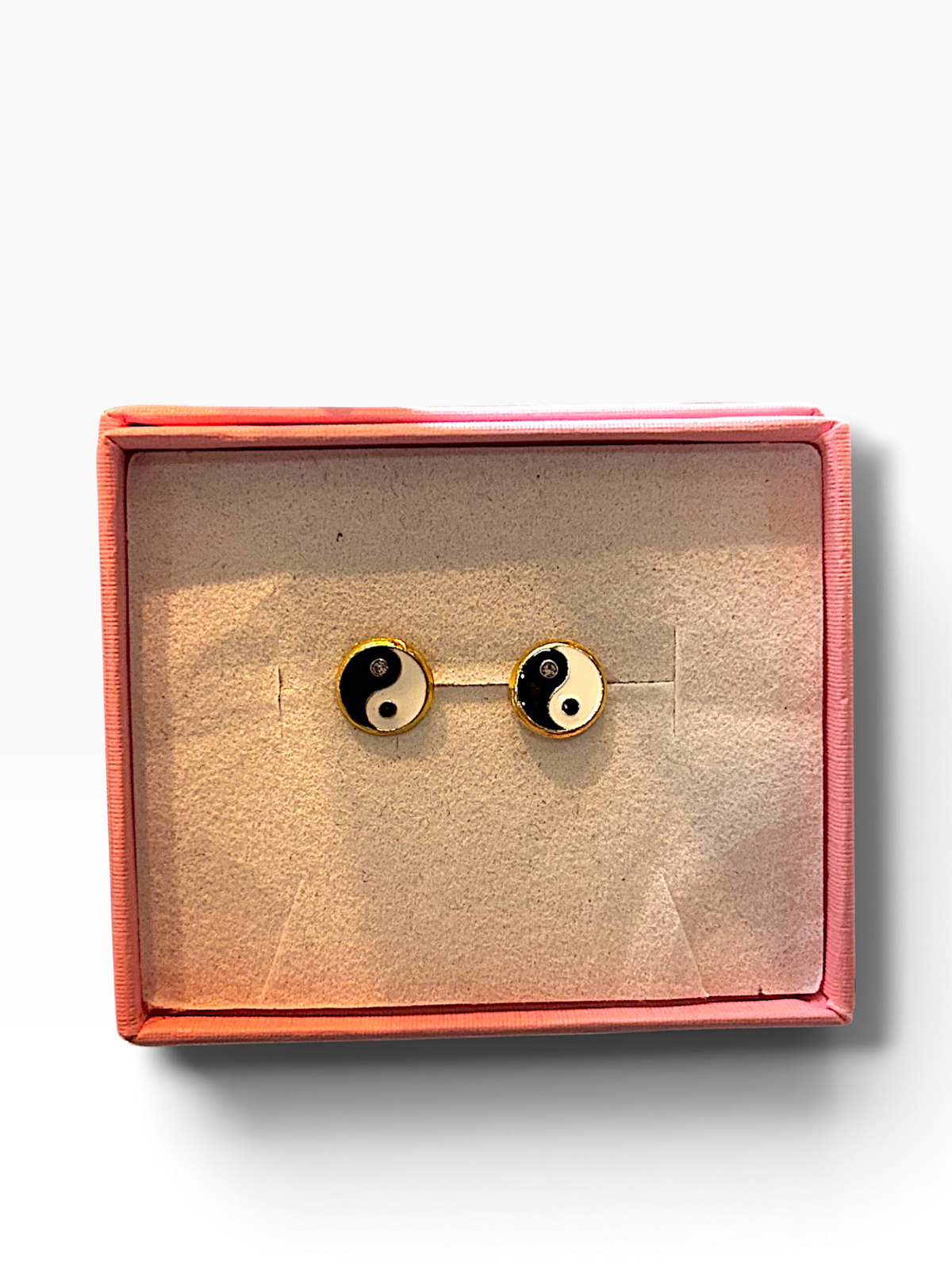 Broqueles Ying Yang Oro 10K