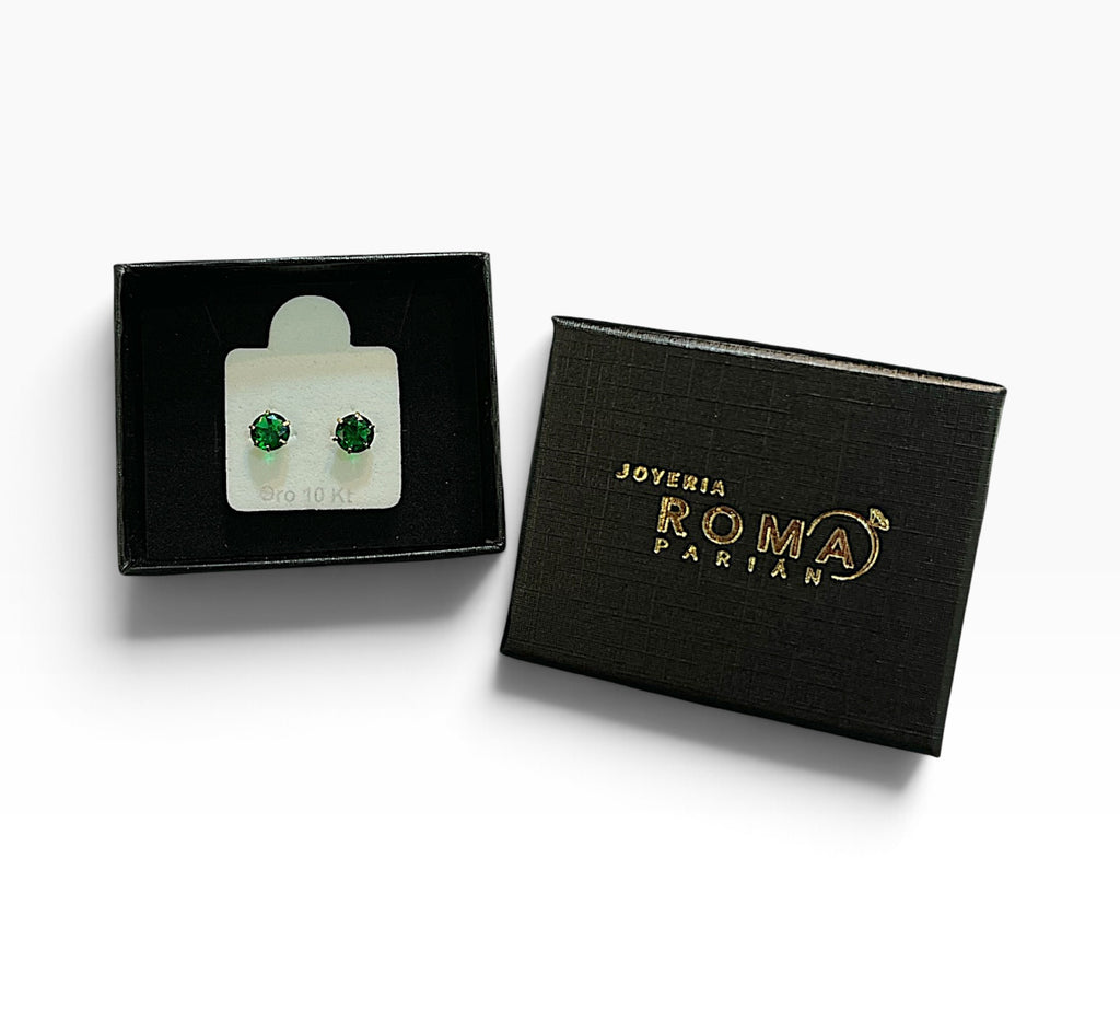 Anillo recto de color oro de 6mm en oro 10K de Joyería ROMA, con acabado brillante y diseño clásico.