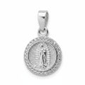 Medalla de Bautizo Virgen de Guadalupe Redonda – Plata .925