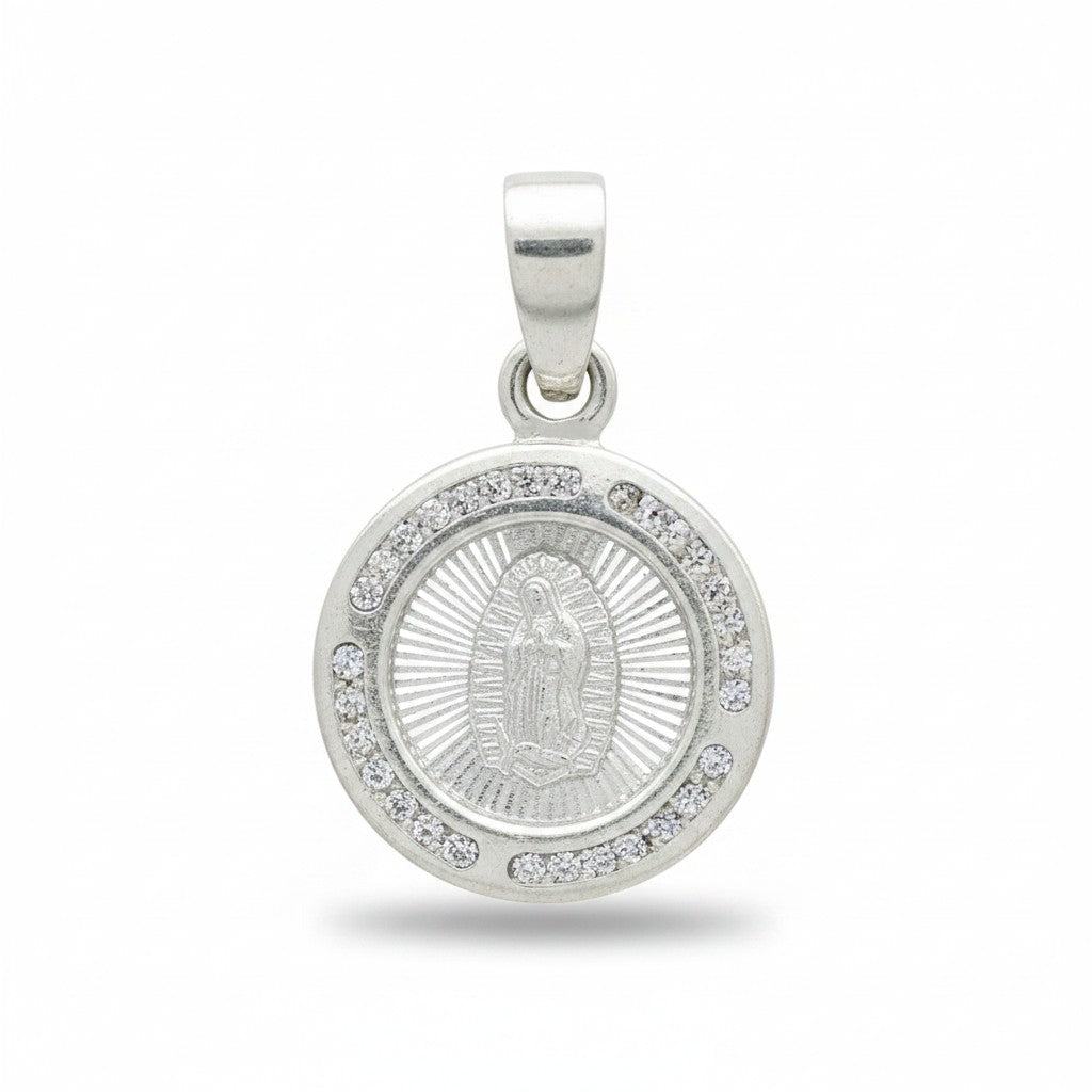 Medalla de Bautizo Virgen de Guadalupe – Plata .925