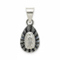 Medalla de Bautizo Virgen de Guadalupe Gota– Plata .925