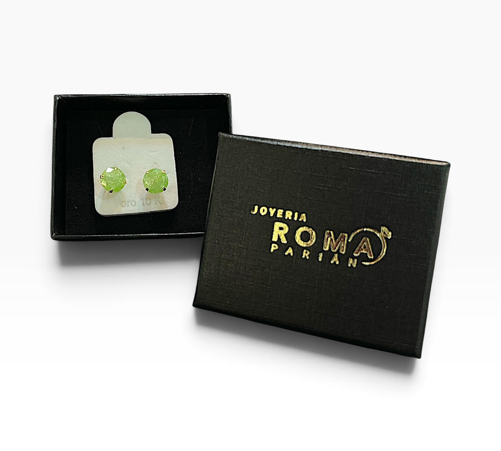 Anillo de oro 10K Recto Color 8mm de Joyería ROMA, diseño elegante en oro amarillo brillante.