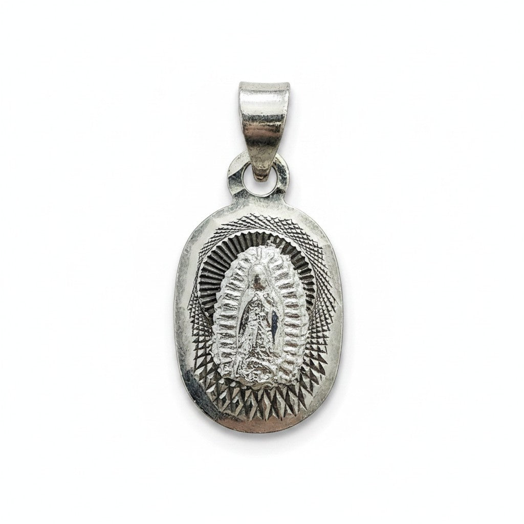 Medalla de Bautizo Virgen de Guadalupe – Plata .925