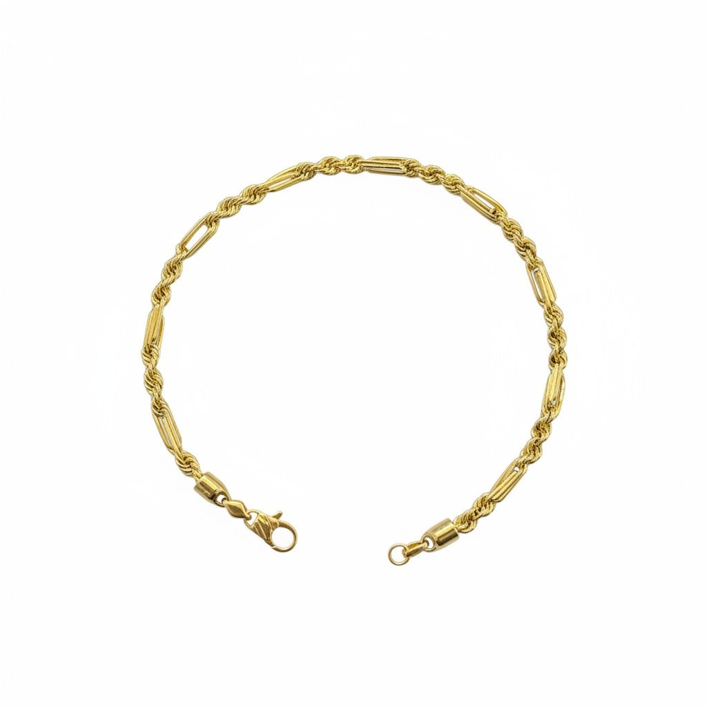 Pulso Figaro 3.3mm de Oro 10K Italiano