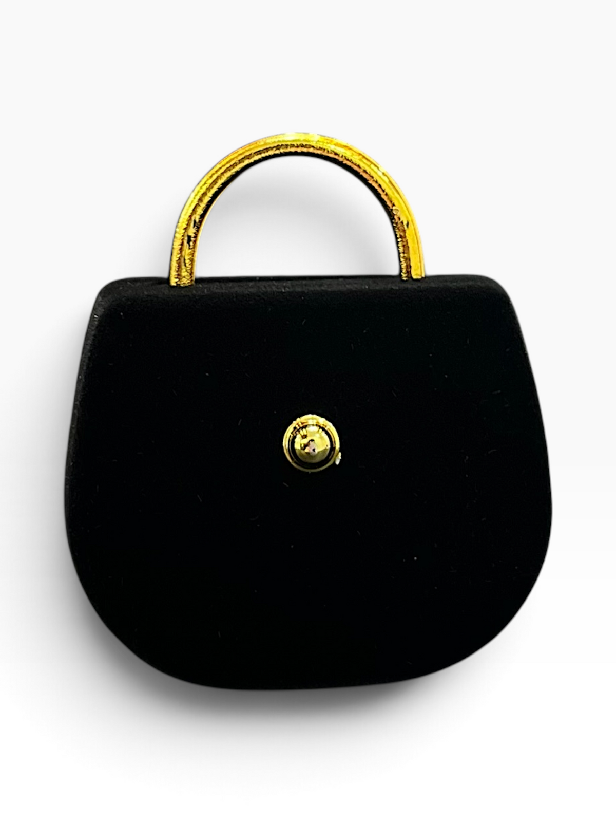 Estuche de Bolsita Negra para Anillo