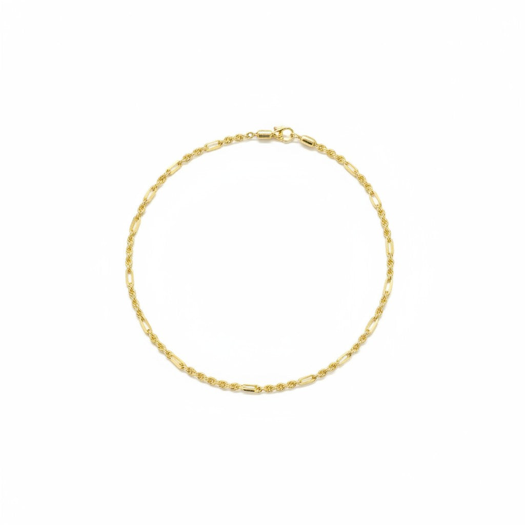 Pulso Figaro 2.1mm de Oro 10K Italiano
