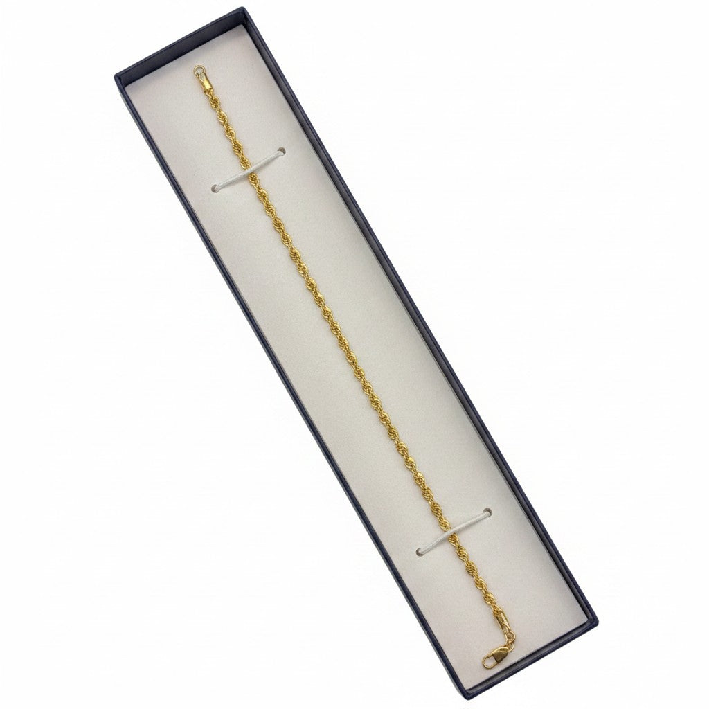 Pulso Torzal 2.6mm de Oro 10K Italiano