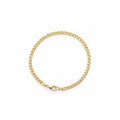Pulso Barbado 3.4mm de Oro 10K Italiano